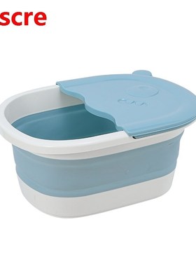 Folding Foot Soaking Bucket Plastic Foot Bath Thickening Foo
