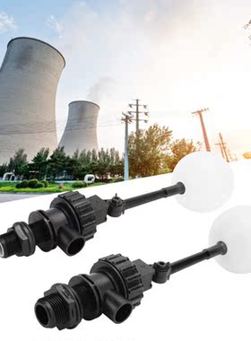 3/4 1 Inch Plastic Float Ball Valve Male Thread Detachable