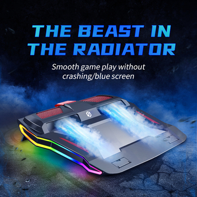 RGB Gaming Laptop Radiator Silent Cooling Adjustable Noteboo