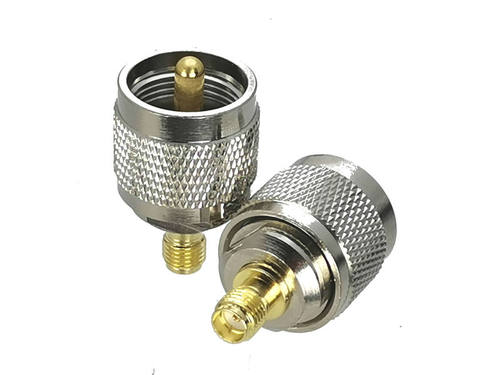 1Pcs SMA Female Jack to UHF PL259 Male Plug RF Adapter Conne