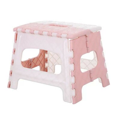 Candy Color Home Kitchen Foldable Step Stool Sturdy Garage C