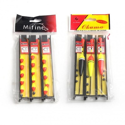 3Pcs/Set Fishing Floats Set Buoy Bobber Fishing Stick Floats