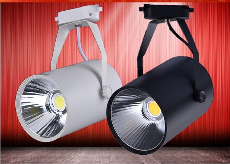 6pcs COB LED rail track light 10W 20W 30w LED spotlight ceil