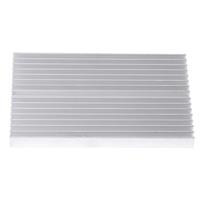 100X60X10mm DIY Cooler Aluminum Grille Shape Heat Sink Chip
