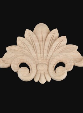 1Pc 17*12cm Antique Decorative Wood Appliques Furniture Deco