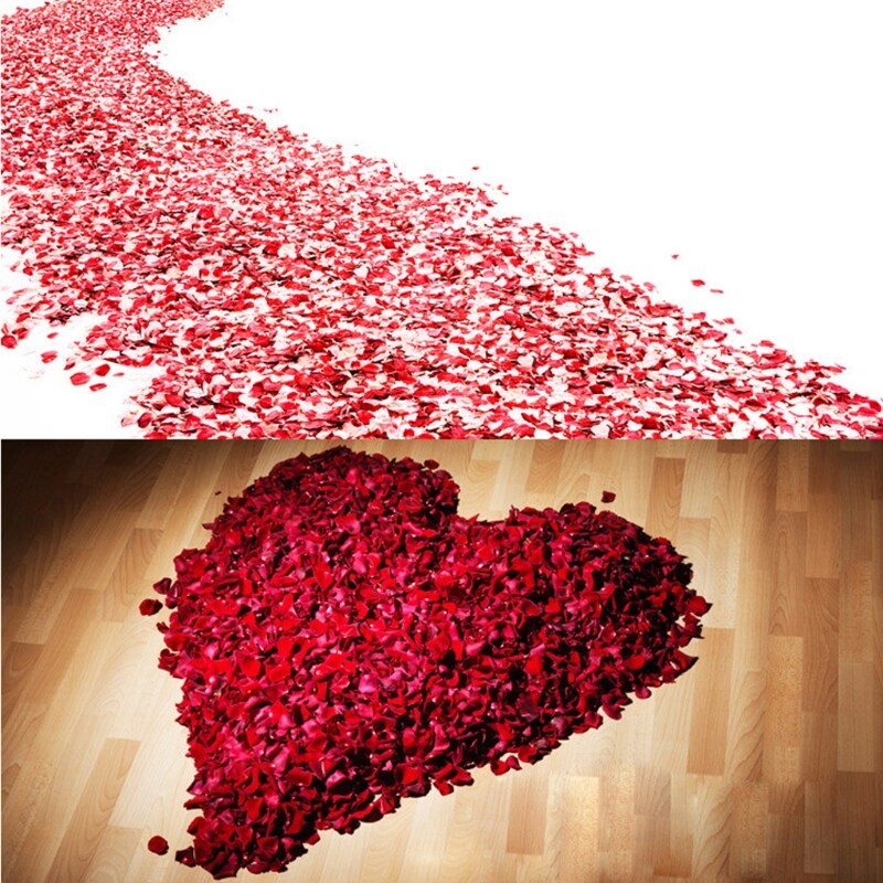 2000 pcs colorful artificial rose petals wedding petalas col