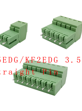 5Pair 15EDG 3.5mm KF2EDG 2/3/4/5/6/7/8/9/10/12 Pin Straight