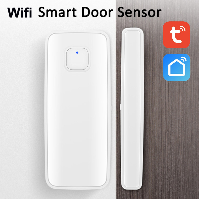 Tuya WiFi Door Window Sensor, Smart Home Door Open/Closed De
