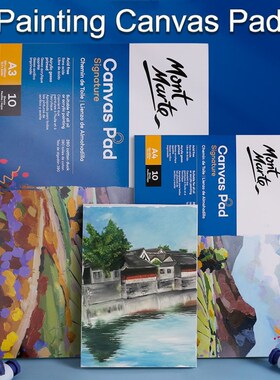10 Sheet/pack Oil Acrylic Painting Canvas Pad Paper Book 280
