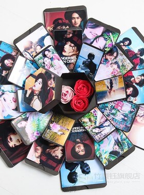 DIY Love Explosion Box Valentine's Day Gift Photo Album