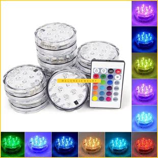 10LED RGB LED nderwater Light Pond Submersible IP67 Waterpro