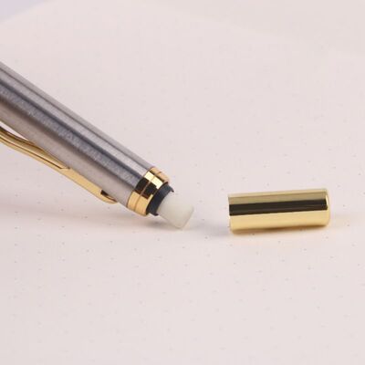0.5mm Commercial Metal Ballpoint Pen Mechanical Pencil Autom