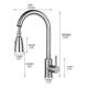 Steel Kitchen Faucets Sink Stainless Pull with Down Spr