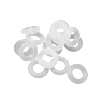 110 Pcs White Keycaps Rubber O-Ring Switch Sound Dampeners F