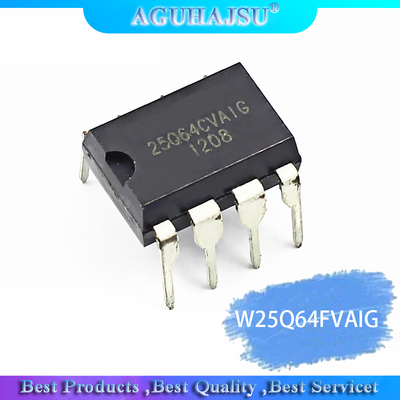 5pcs/lot W25Q64FVAIG W25Q64BVAIG W25Q64 25Q64FV DIP8