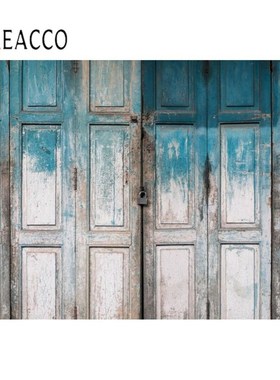 Laeacco Wood Backdrops For Photography Old Wooden Board Doo