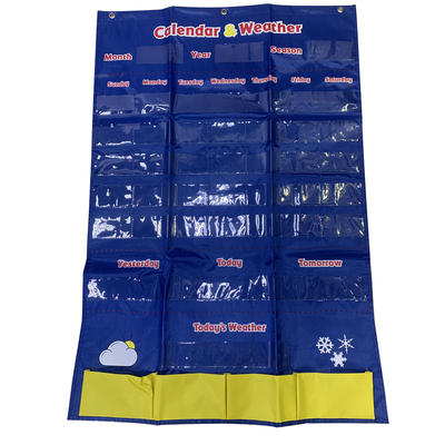Calendar Weather Pocket Chart Memo Learning Resources Note H