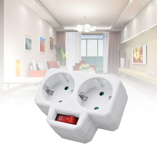 Durable EU Standard Multiple Plug 250V 16A Double Socket Con