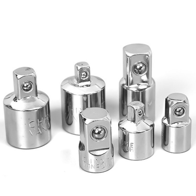 6pcs/set 1/4 3/8 1/2 Drive Socket Reducer Converter Reduc