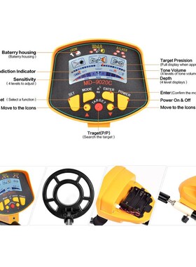 Gold Detector MD9020C nderground Metal Detector Coin Metal T