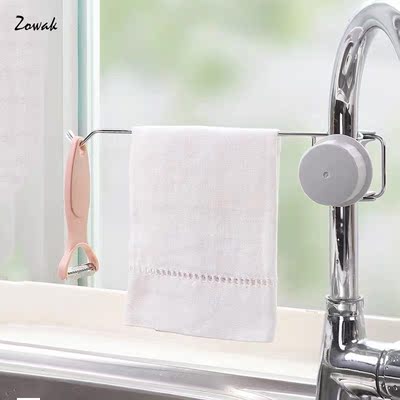 Kitchen Faucet Towel Sponge Holder Sink Caddy Hanging Storag