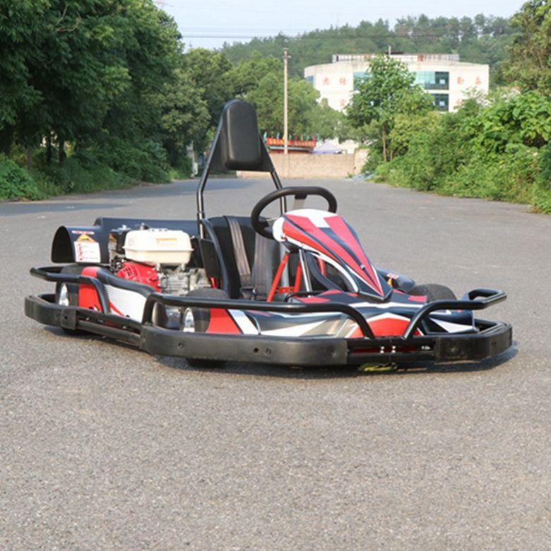 新款单双座场地汽油卡丁车F1款式赛车赛道沙滩越野竞技游乐场卡丁