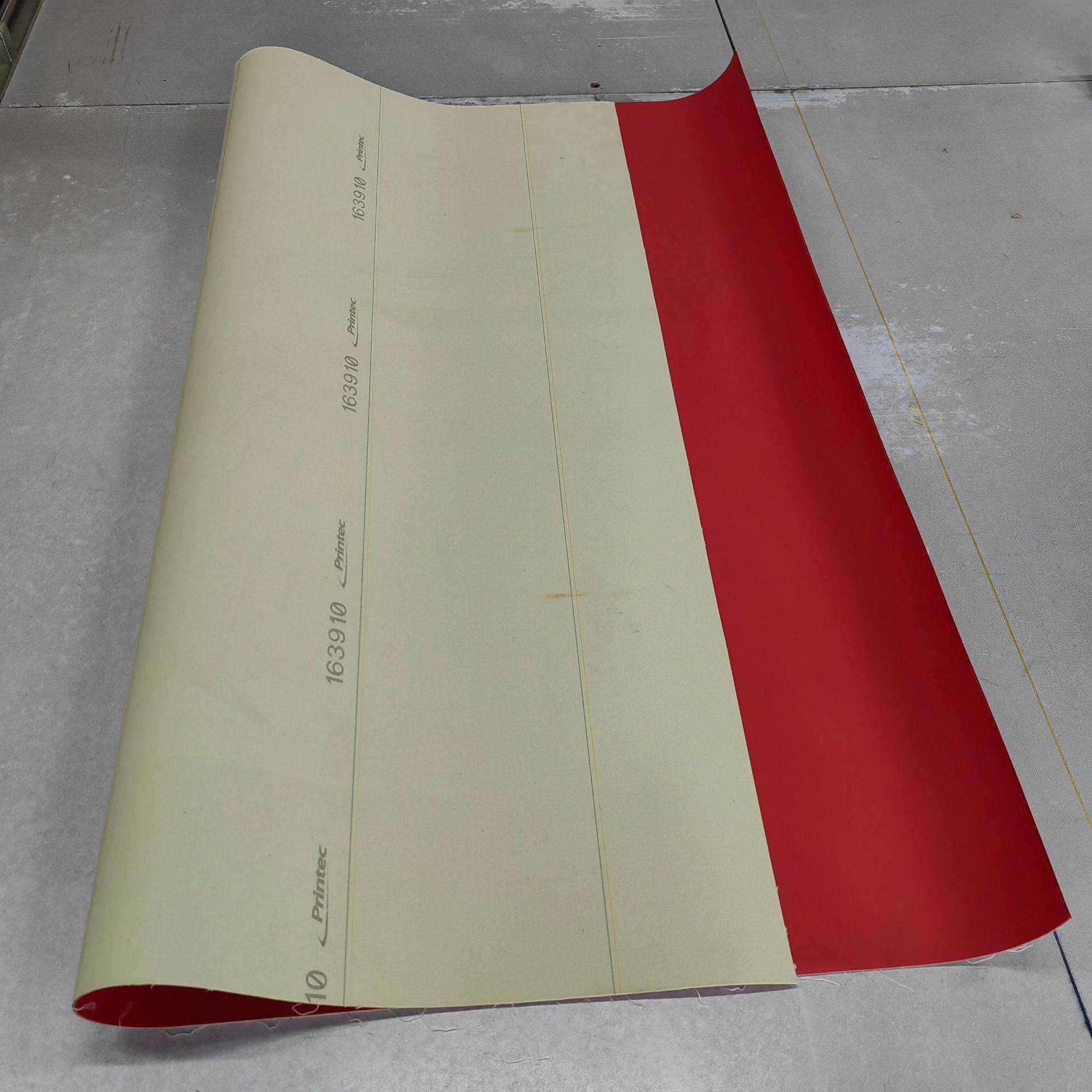 品迪PRINTEC红色UV印铁橡皮布 印铁制罐UV橡皮布 火神印铁UV胶布