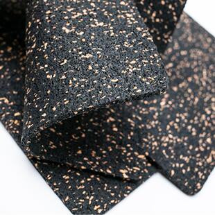 软木橡胶颗粒隔声减震垫室内建筑楼板隔音减震垫5mm橡胶隔音垫