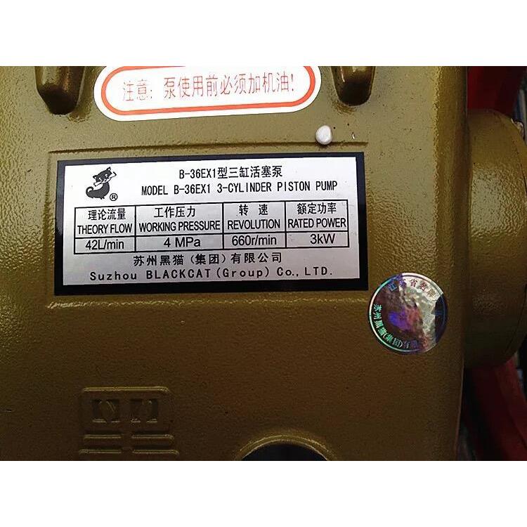 苏州黑猫B-36EX1/CC4040/5020/BH435高压清洗机活塞泵头总成配件