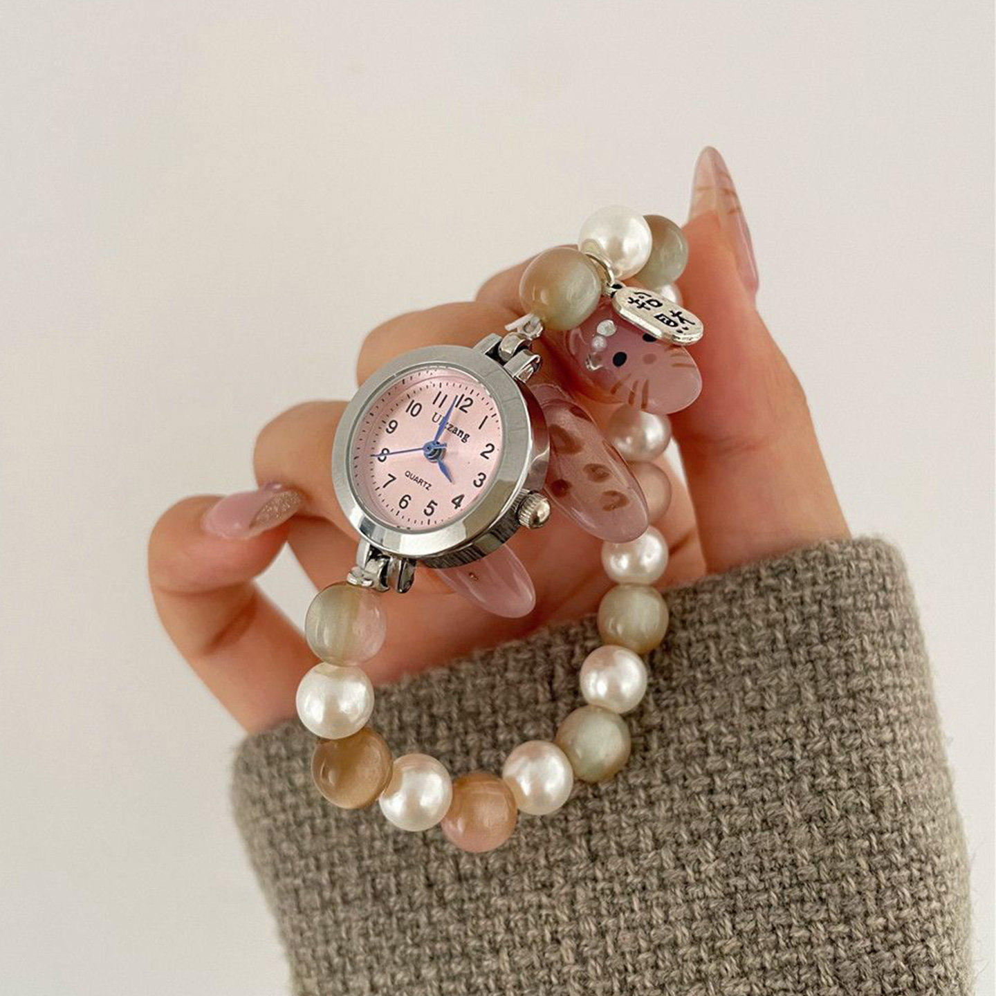 甜美小清新手链手表女学生初高中2026新款只看时间小巧精节日礼品