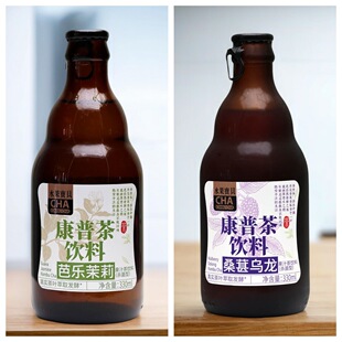 康普茶桑葚乌龙果汁茶饮料330mlX15瓶发酵清爽果汁气泡茶休闲饮品