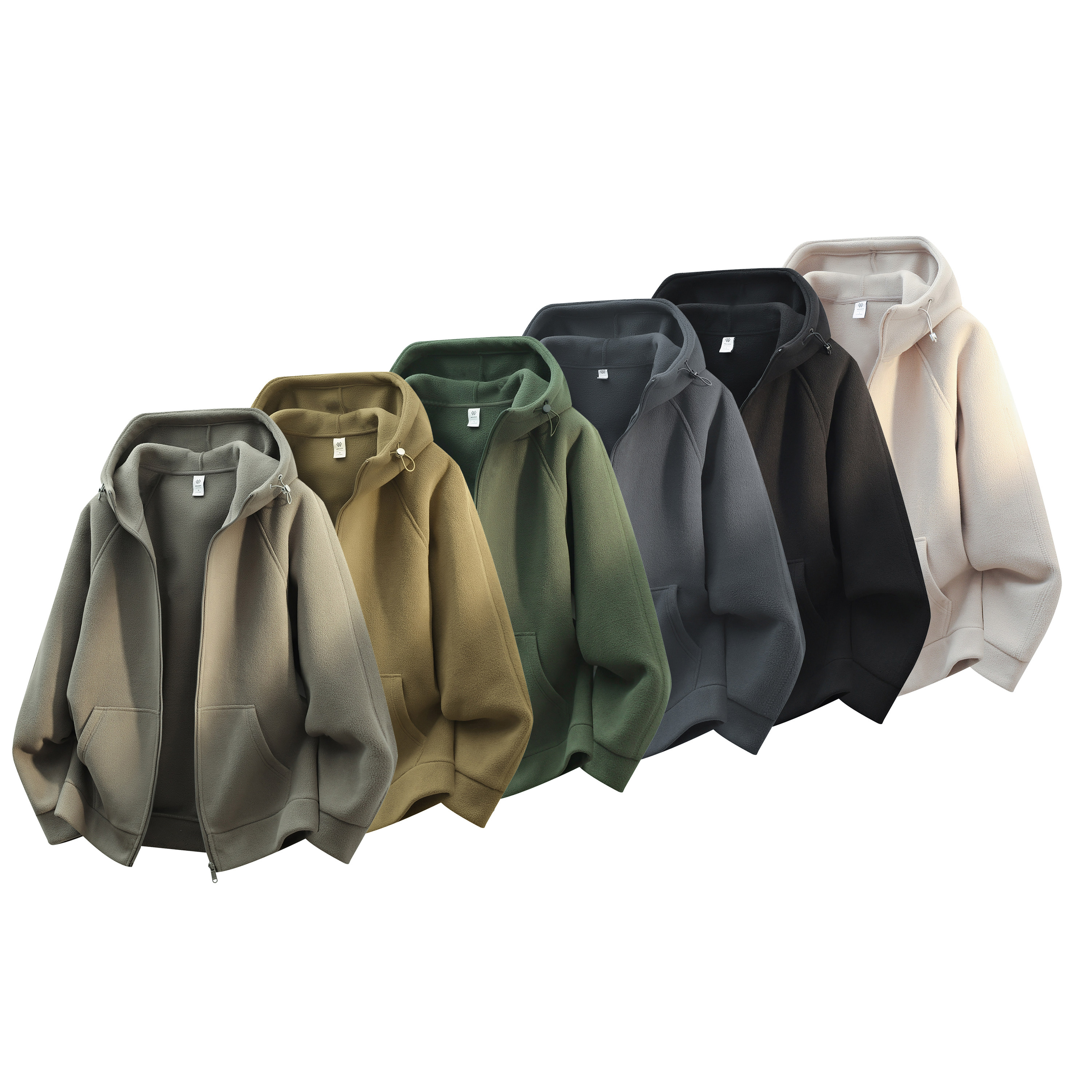 冬新款纯色连帽摇粒绒立体裁剪一体绒加厚男士夹克国潮情侣2367,男装,夹克,淘宝优惠券,粉丝福利购,淘宝优惠卷