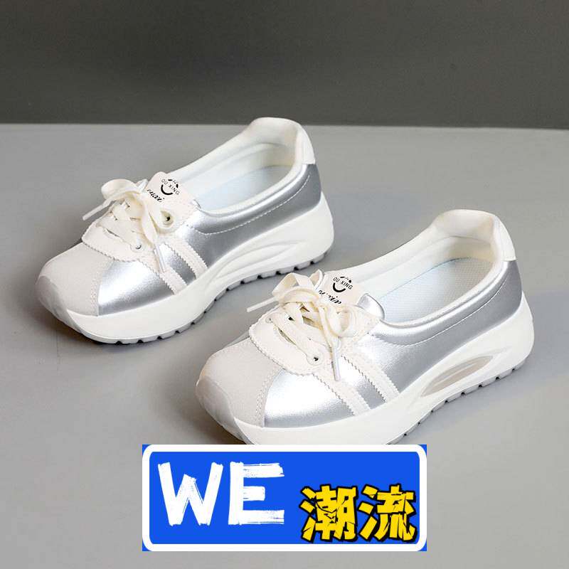 晋江雅望女鞋小白鞋女潮鞋子春夏季百搭女鞋学生休闲鞋透气增高