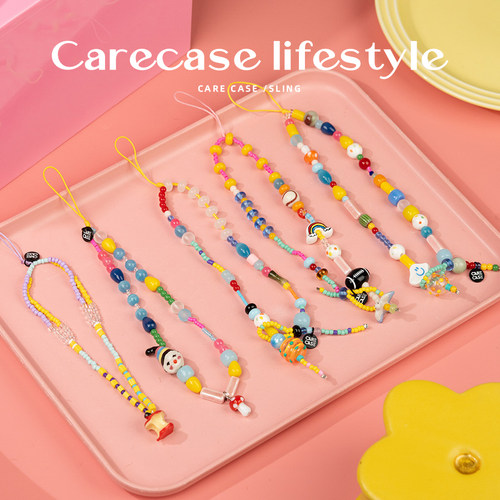 CARECASE萌趣撞色手机挂绳