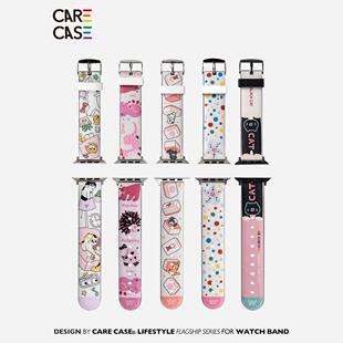 45mm原创设计通用 watch7 6可爱创意41 表带apple CARECASE动物园系列适用于苹果手表iwatch8
