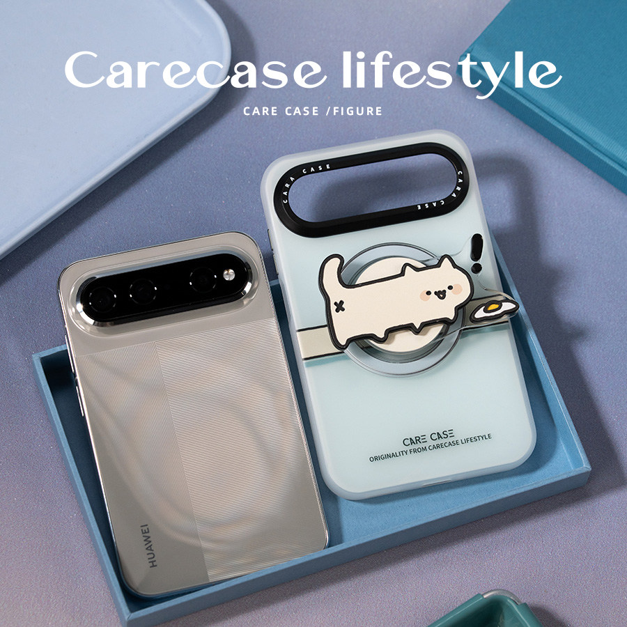 CARECASE觅食猫咪华为手机壳图片