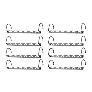 5pcs/8pcs Dorms Multifunctional Closet Hanger Stainless