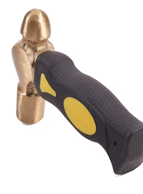 1Lb Brass Metal Stamping Hammer Double-Face Mallet Heads
