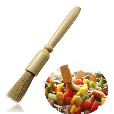 1Pcs Wooden Pastry Brush Basting Cake Baking BBQ Roasting Ba
