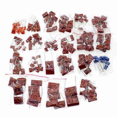 204pcs 24value 400V (0.01UF-4.7UF) CBB Metal Film Capacitors