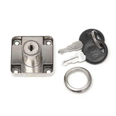 22mm Drawer Cam Lock with 2 Keys For Cabinet Office Wardrobe