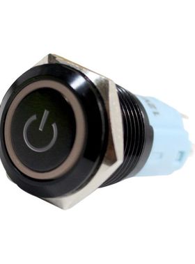 Red On Off LED 12V Latching Push Button Power Switch 16mm