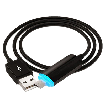 Data Cable LED Light Micro USB Charging Cable Smartphones Bl