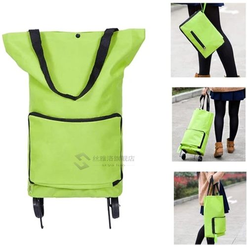 Folding Home Trolley Shopping Bag Wheels Reusable Portable E