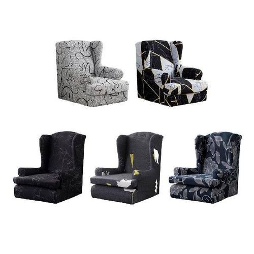 Wing Chair Slipcovers Printing Pattern Wingback Armchair
