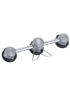 Outdoor Camping Stove Adapter One To Two Outputs Aluminium