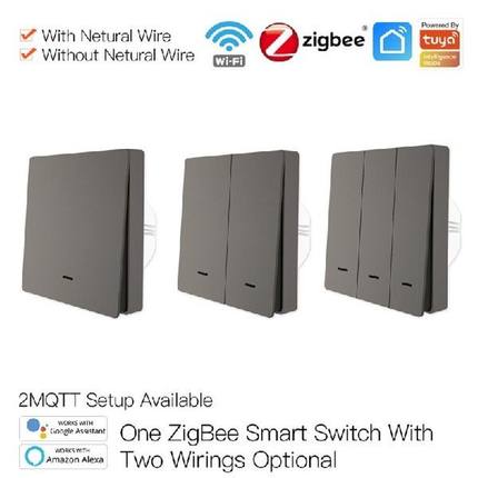 Tuya ZigBee Single/zero Fire Universal Smart Light Switch