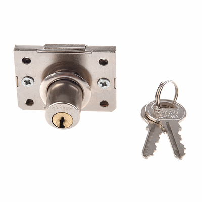 PARROT 0.63-inch Cylinder Drawer Lock with 2-Keys - Silver T