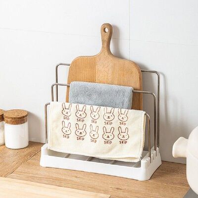Multi-Function Draining Pot Cover Rack Kitchen Chopping