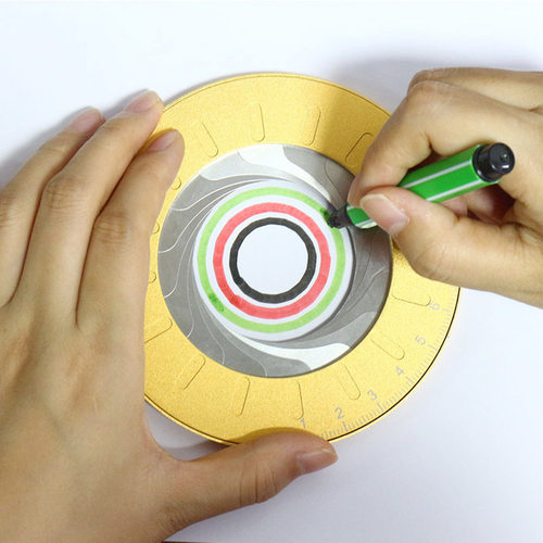 Adjustable 304 Stainless Steel Flexible Circle Drawing Ruler